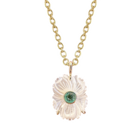 Mother of Pearl March Charm