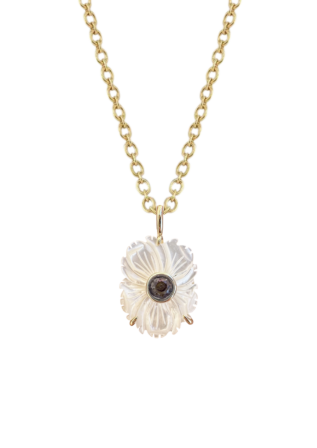 Mother of Pearl February Charm