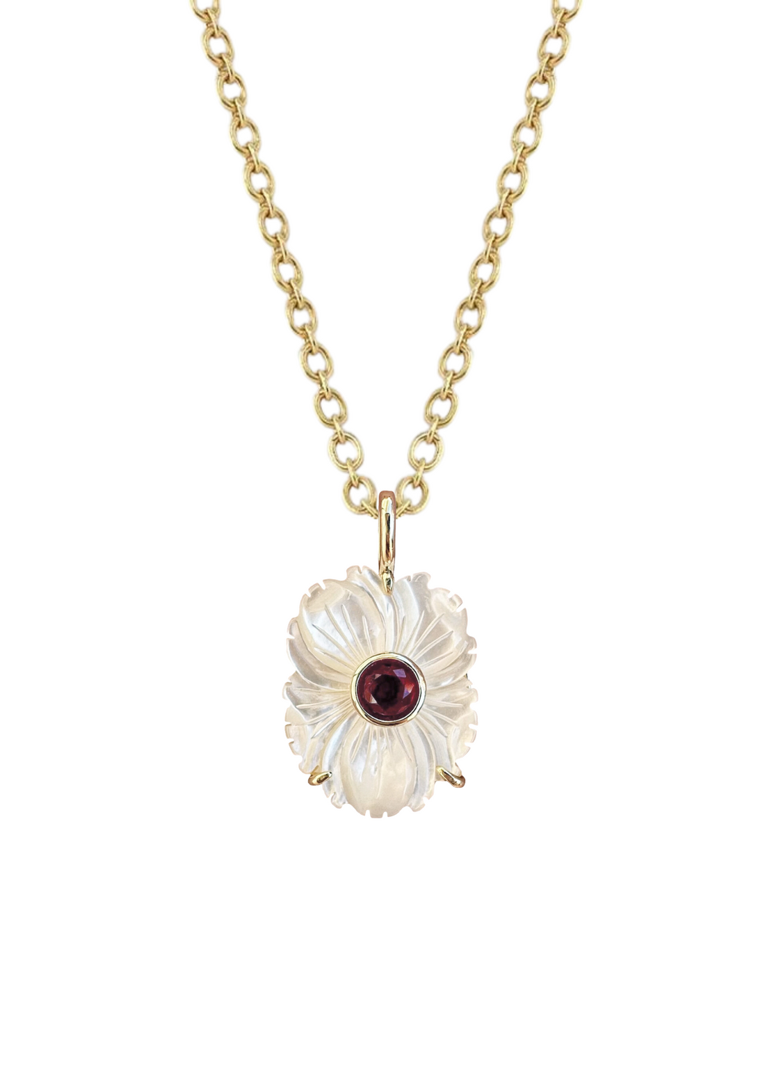 Mother of Pearl January Charm