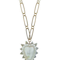 Amour Heart Horn Charm