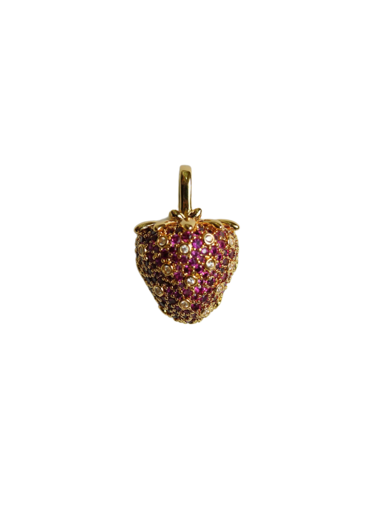 Embellished Strawberry Charm