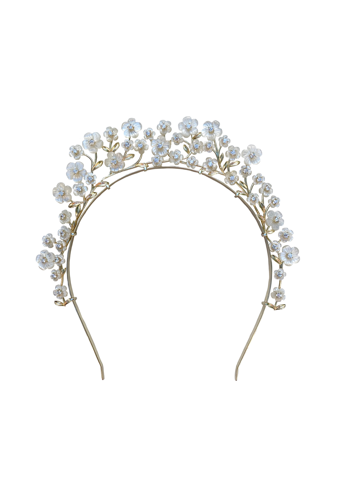 Mother of Pearl Chinoiserie Crown