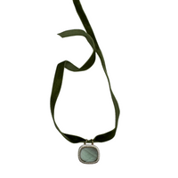 Thyme Velvet & Thyme Drop Choker
