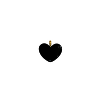 Noir Heart Charm