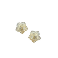 Petite Mother of Pearl Blossom Studs