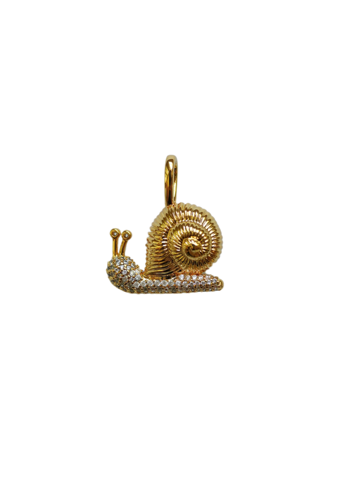 Embellished Snail Charm