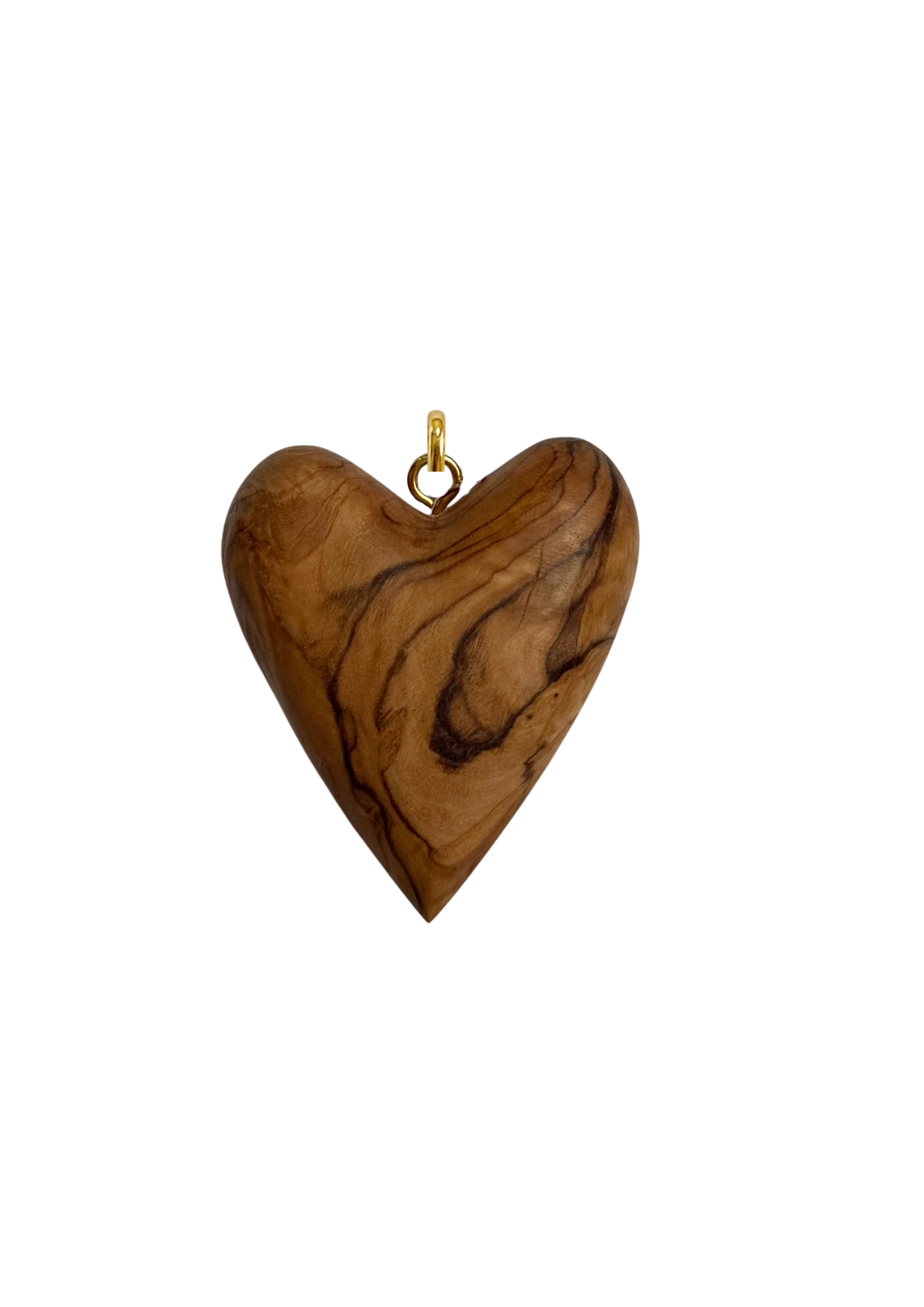 Wooden Heart Charm