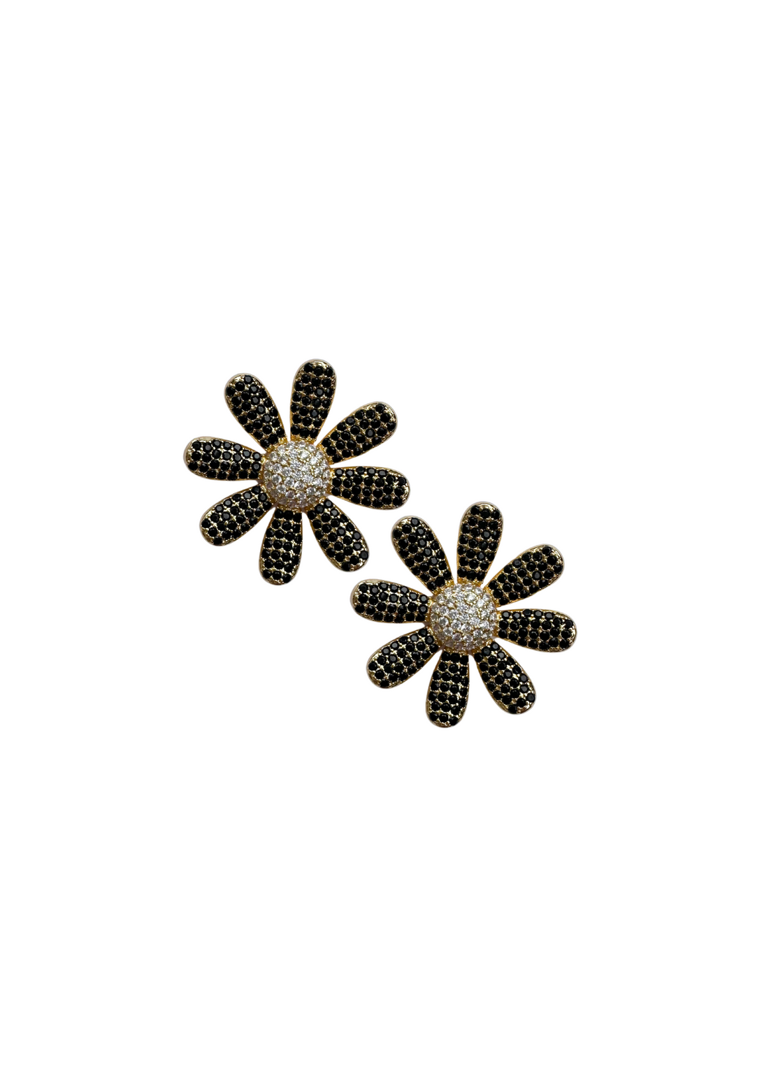Noir Daisy Stud