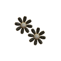 Noir Daisy Stud