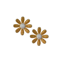 Canary Daisy Studs