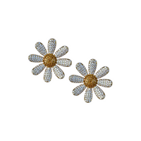 Blanc Daisy Stud