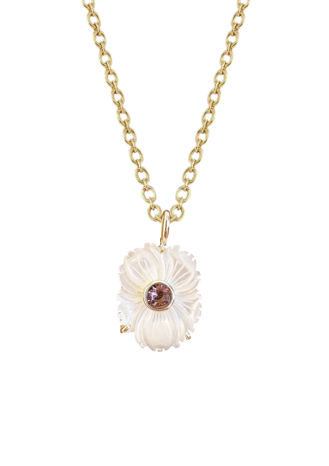 Mother of Pearl October Charm
