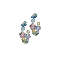 Chinoiserie Blossom Hoops