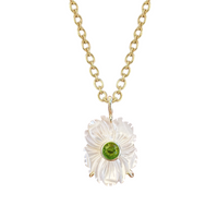 Mother of Pearl August Charm