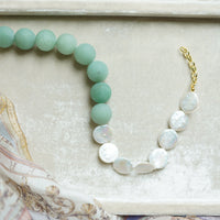 Mallorca Gemstone Bubblegum Necklace