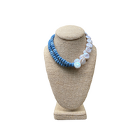 Limited Edition: Denim Opal & Freshwater Coin Pearl Necklace