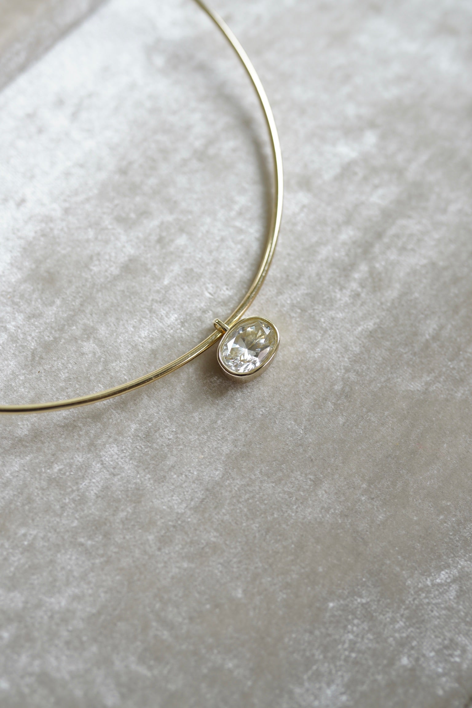 Bezel Oval Charm