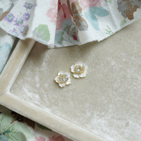 Petite Mother of Pearl and Embellished Studs