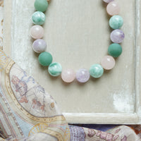Amalfi Gemstone Bubblegum Necklace