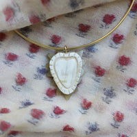 Amour Heart Horn Charm