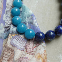 Mykonos Gemstone Bubblegum Necklace