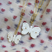 Mini Butterfly Horn Embellished Charm