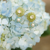 Jade & Aquamarine Flower Drops