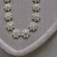 Bezel Flower Necklace