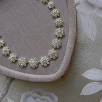 Bezel Flower Necklace