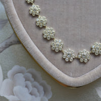 Bezel Flower Necklace