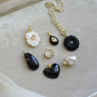 Noir Heart Charm