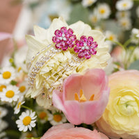 Pink Bougainvillea + Embellished Tassels