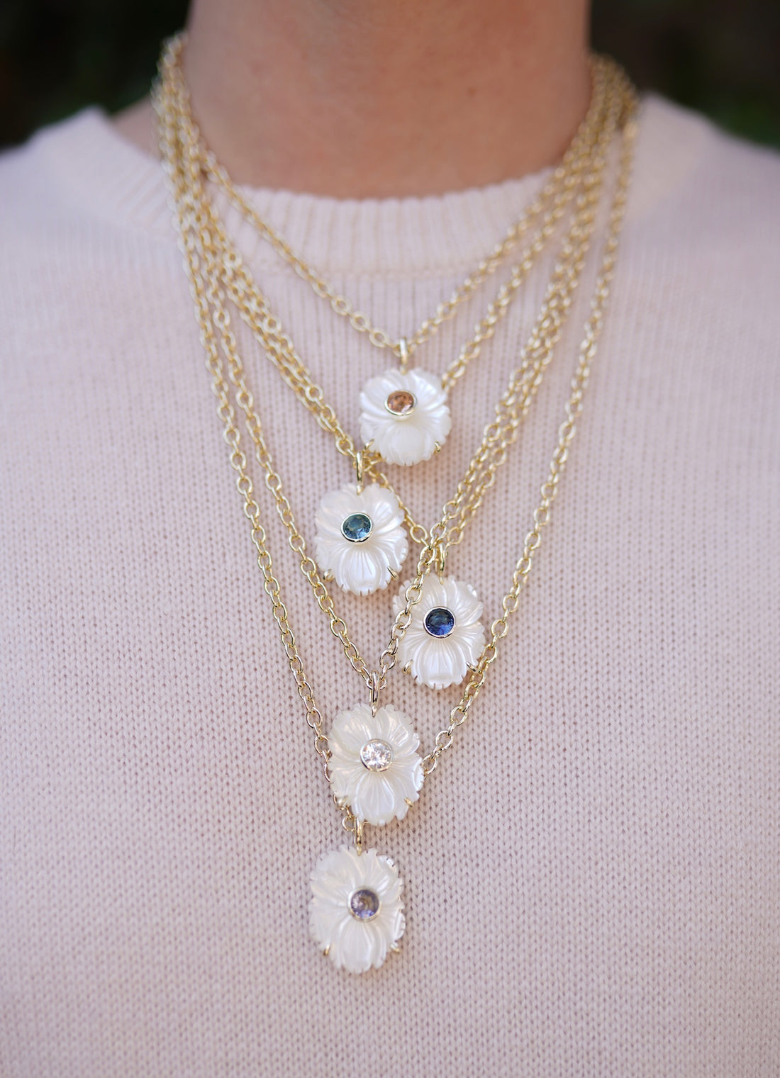 Mother of Pearl April Charm