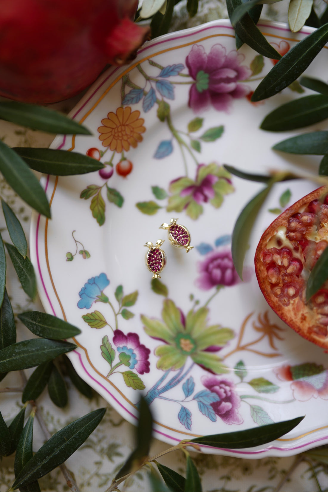 Flash Sale: Pomegranate Studs