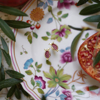 Flash Sale: Pomegranate Studs