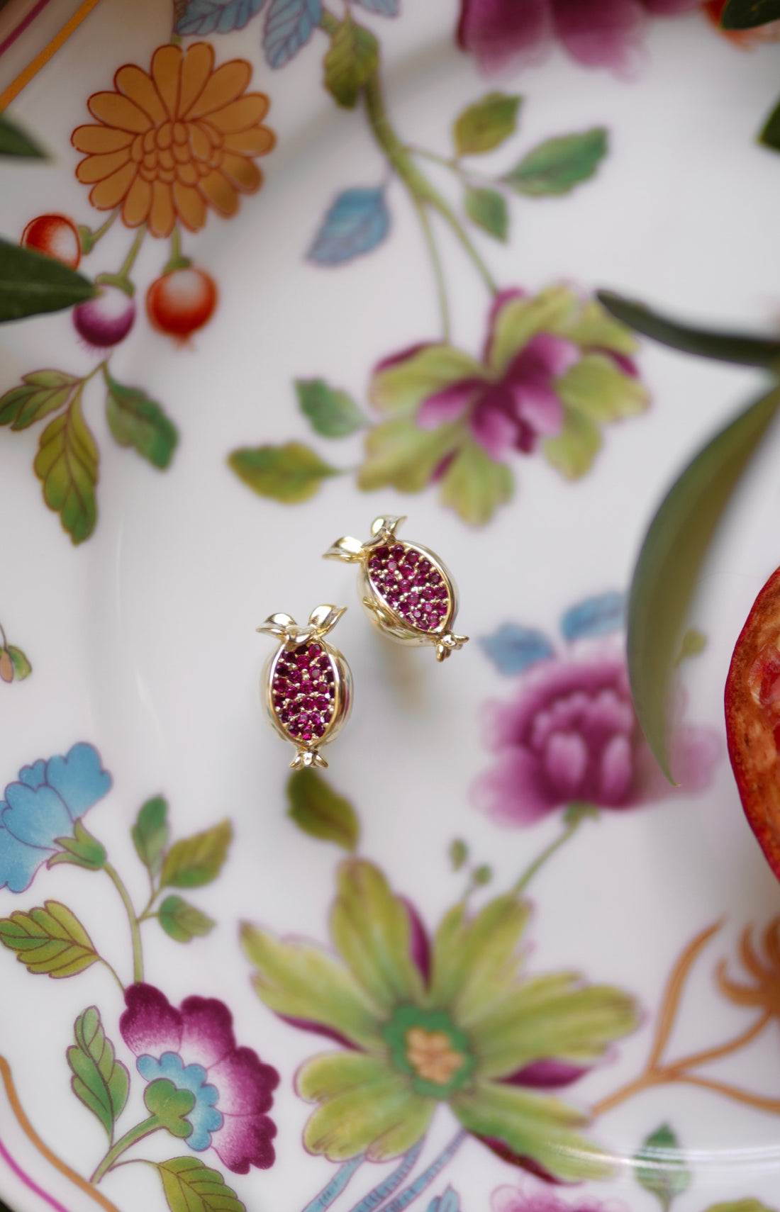 Flash Sale: Pomegranate Studs