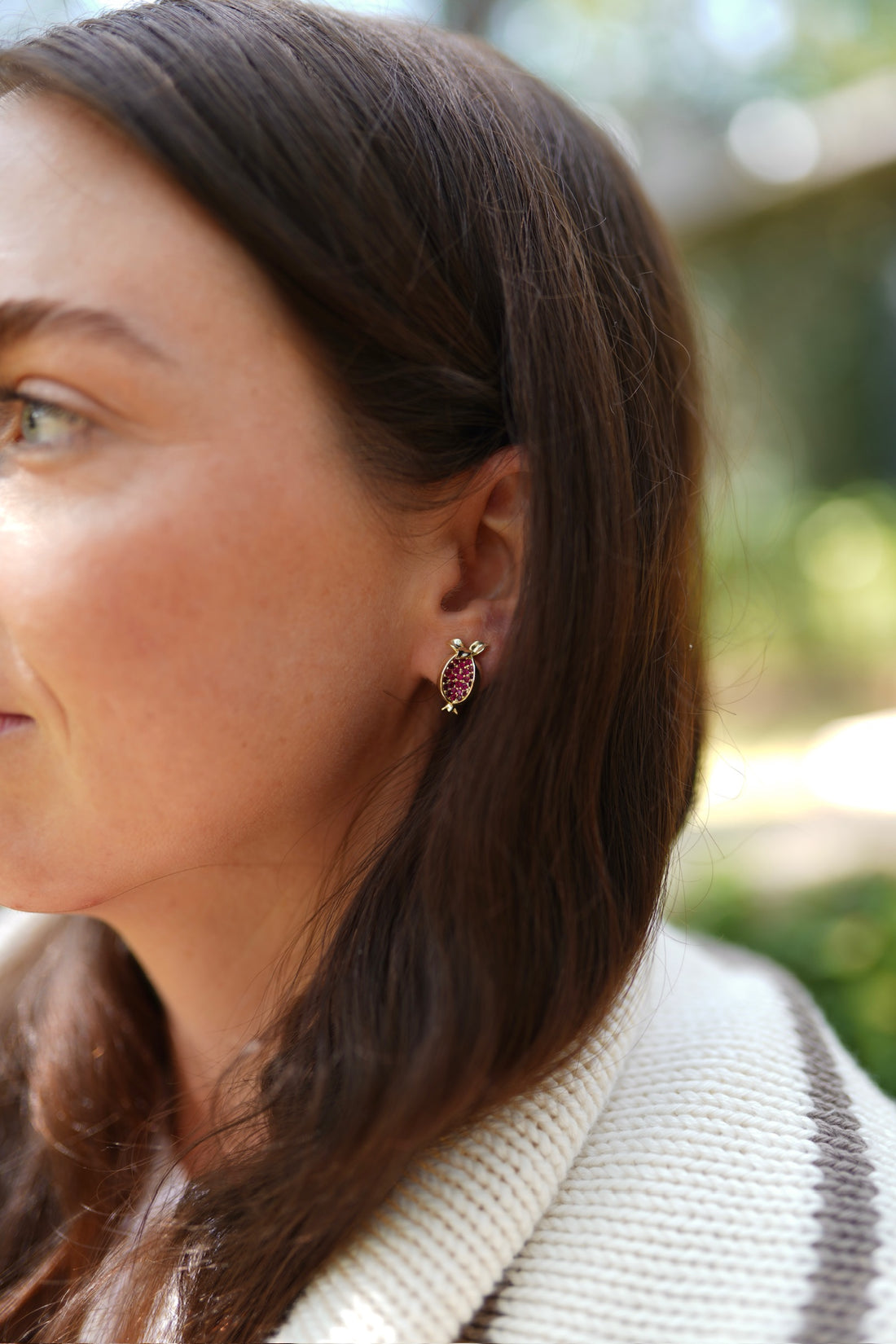 Flash Sale: Pomegranate Studs