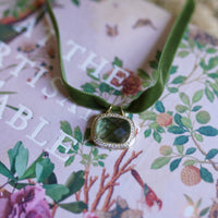 Thyme Velvet & Thyme Drop Choker