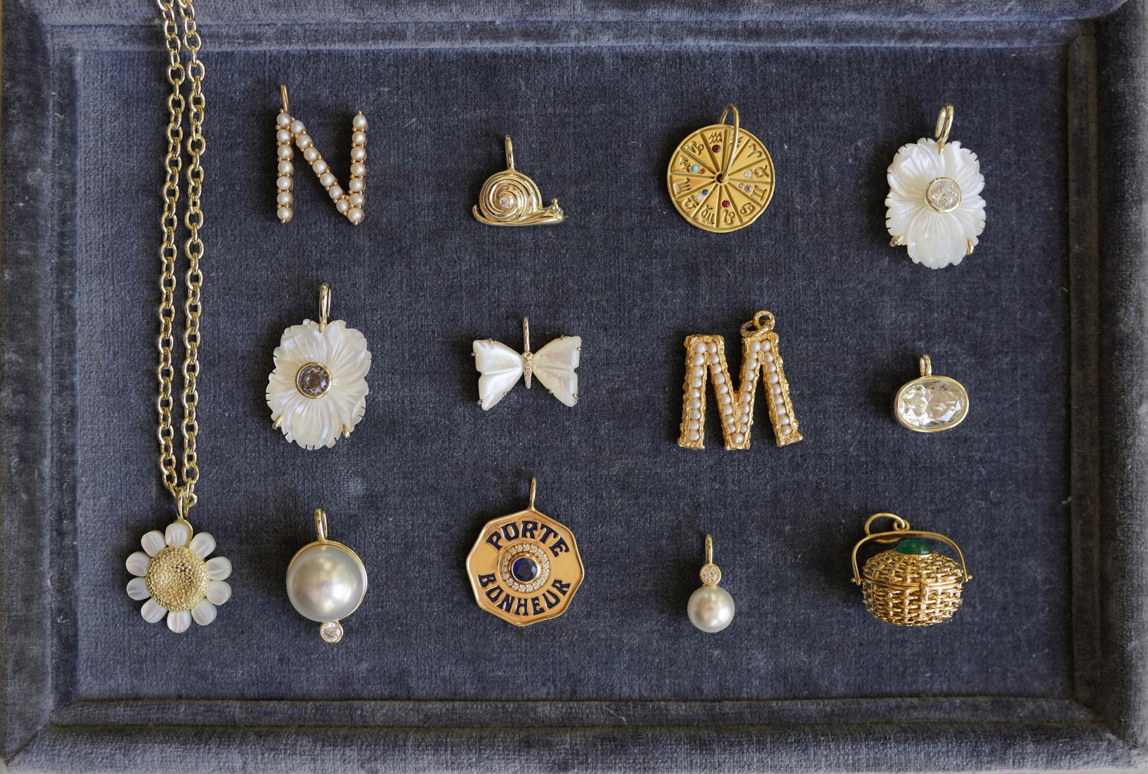 Pearl Drop Charm