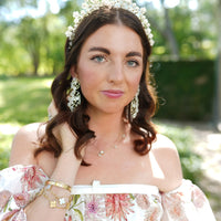 Mother of Pearl Chinoiserie Crown