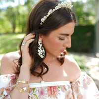 Mother of Pearl Chinoiserie Crown