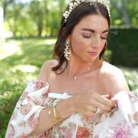 Mother of Pearl Chinoiserie Crown