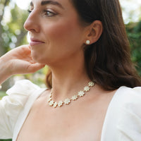 Blanc Bezel Studs