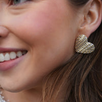 Petite Cœur Studs