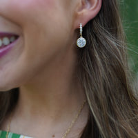 Blanc Bezel Huggie