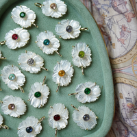 Mother of Pearl July Charm