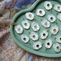 Mother of Pearl October Charm