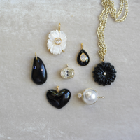 Noir Heart Charm