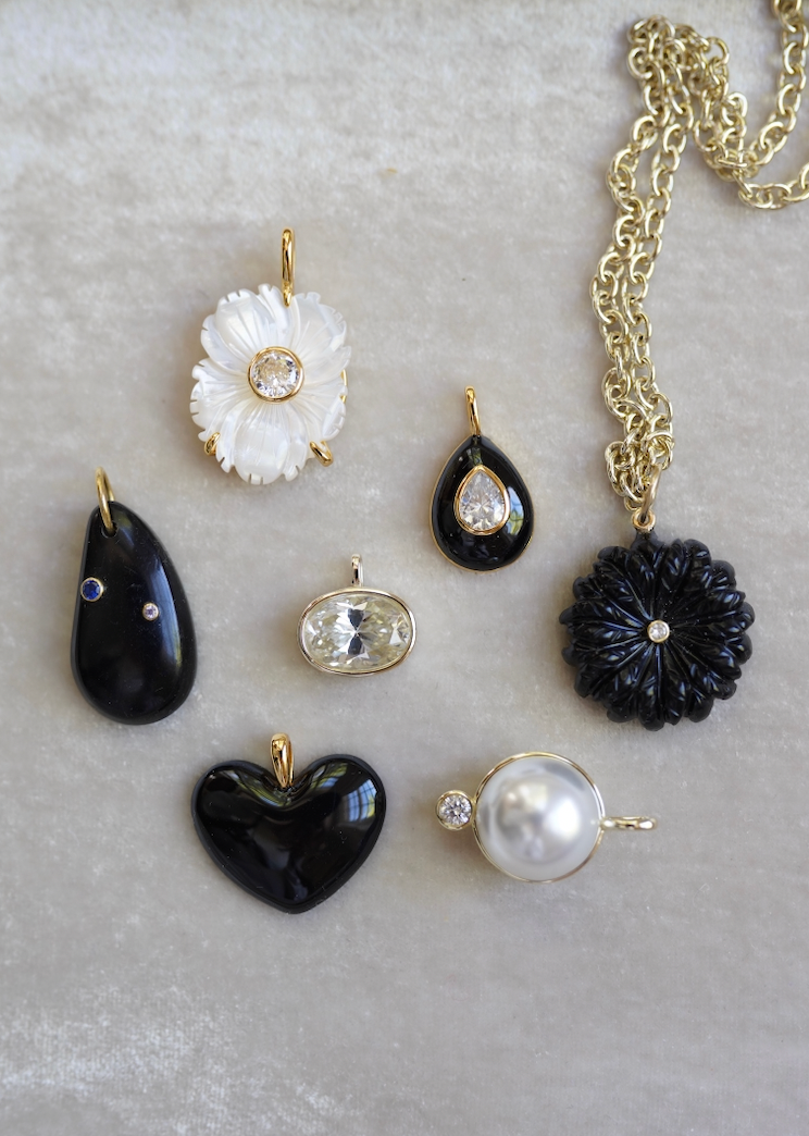 Bezel Oval Charm