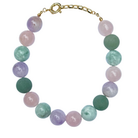 Amalfi Gemstone Bubblegum Necklace